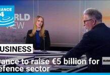 France to raise €5 billion in new capital for defence sector, 20 March 2025