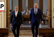Russia and Iran FMs meet in Tehran for bilateral talks, 25 February 2025
