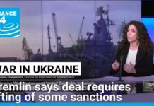 Kremlin says deal requires lifting of some sanctions, 26 March 2025