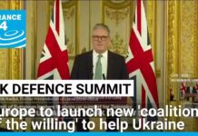 Sir Keir Starmer held a news conference after Ukraine war summit, 2 March 2025