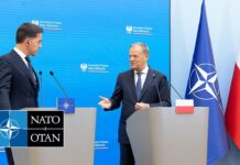 NATO Secretary General with the Prime Minister of Poland, Donald Tusk, 26 March 2025