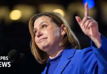 Sen. Elissa Slotkin delivers the Democratic response to Trump’s address to Congress, 5 March 2025