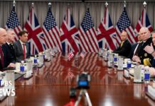 Defense Secretary Hegseth, British counterpart talk stepping up European defense, 6 March 2025
