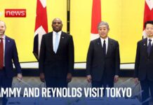 Lammy and Reynolds hold news conference in Tokyo, 7 March 2025