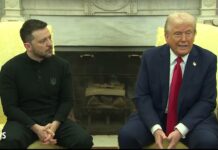 Tensions flare in Trump and Zelenskyy’s full Oval Office meeting, 28 February 2025