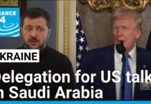 Zelensky names Ukrainian delegation for upcoming talks with US in Saudi Arabia, 9 March 2025