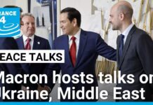 Macron hosts talks on Ukraine, Middle East and Iran with US in Paris, 17 April 2025
