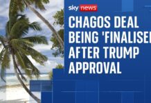 UK finalising Chagos deal with Mauritius after Donald Trump approves agreement, 2 April 2025