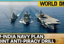 EU And India Launch Joint Anti-Piracy Drill In Indian Ocean, 18 April 2025