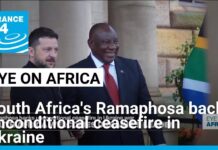 South Africa’s Ramaphosa backs unconditional ceasefire in Ukraine war, 24 April 2025