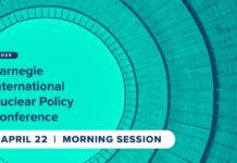 2025 Carnegie International Nuclear Policy Conference | April 22 Morning Session,