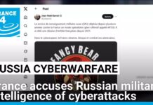 France accuses Russian military intelligence of cyberattacks, 29 April 2025