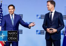 NATO Secretary General with US Secretary of State Marco Rubio, 3 April 2025
