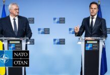 NATO Secretary General with the Minister of Foreign Affairs of Ukraine Andrii Sybiha, 3 April 2025