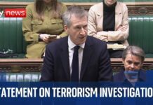 Security minister gives Commons statement on terrorism investigation arrests, 6 May 2025