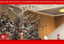 Audiencia del Papa Leon XIV a los Medios de Comunicación, 12 May 2025