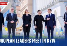Starmer arrives in Ukraine with European leaders for ‘coalition of the willing’ talks, 10 May 2025