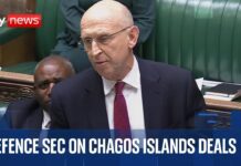 Defence Sec speaks after Starmer signs deal to hand over UK control of Chagos Islands to Mauritius, 22 May 2025
