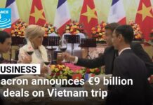 Macron announces €9 billion in business deals during Vietnam visit, 26 May 2025