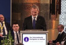 Palabras de S.M. el Rey en la ceremonia de entrega del «Premio Internacional Carlomagno» 2025, 29 May 2025