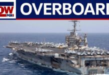 US Navy Loses $60 Mn Jet at Sea After It Fell Overboard from Aircraft Carrier, 29 April 2025