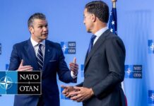 NATO Secretary General with US Secretary of Defense Pete Hegseth, 5 June 2025