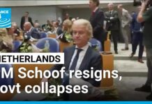 Dutch PM Schoof resigns, hours after Wilders exits coalition, 4 June 2025