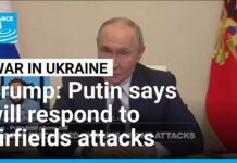 Trump says Putin told him that Russia will respond to Ukrainian attack on airfields, 4 June 2025