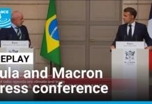 Brazil’s Lula and France’s Macron joint press conference in Paris, 5 June 2025
