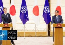 NATO Secretary General with the Prime Minister of Japan Shigeru Ishiba, 9 April 2025
