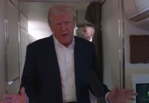 President Trump Gaggles with the Press on Air Force One, 4 May 2025