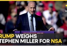 US President Trump Says He Is Considering Stephen Miller For National Security Adviser, 5 May 2025