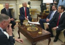 President Trump Participates in a Bilateral Meeting with the Prime Minister of Canada , 6 May 2025