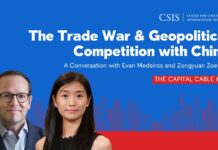 The Trade War with China, 8 May 2025