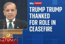 Trump played ‘pivotal and paramount role’ in ceasefire says Pakistan’s Prime Minster, 10 May 2025