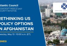 Rethinking US policy options in Afghanistan, 13 May 2025
