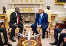 President Trump Participates in a Bilateral Meeting with the President of South Africa, 21 May 2025