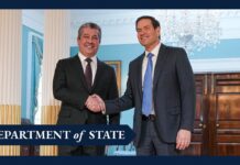 Secretary Rubio meets with Iraqi Kurdistan Region Prime Minister Masrour Barzani, 23 May 2025