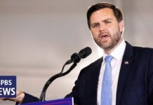 Vance delivers commencement address at the Naval Academy graduation ceremony, 23 May 2025