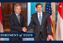 Secretary Rubio meets with Singaporean Foreign Minister Vivian Balakrishnan, 4 June 2025