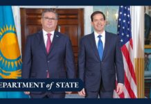 Secretary Rubio meets with Kazakhstan Deputy Prime Minister-Foreign Minister Murat Nurtleu, 12 June 2025