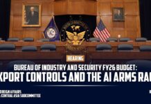Bureau of Industry and Security FY26 Budget: Export Controls and the AI Arms Race, 12 June 2025