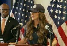 Noem holds briefing on immigration raids and response to Los Angeles protests, 12 June 2025