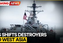 Israel Strikes Iran: US Military Sending Two Destroyers to Middle East, 13 June 2025