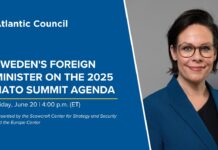 Sweden’s foreign minister on the 2025 NATO Summit agenda, 20 June 2025