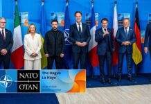 NATO Secretary General, the President of Ukraine and leaders of E5 countries, 25 June 2025
