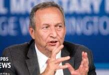 Former Treasury Sec. Summers speaks at economic forum as trade war with China continues, 17 April 2025