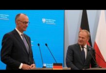 Merz vows to tackle illegal migration as he meets Donald Tusk in first trip to Poland as chancellor, 7 May 2025