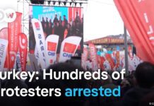 Turkish authorities clamp down on protesters at May First demonstrations in Istanbul, 1 May 2025