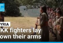 Syria: PKK fighters lay down their arms marking an ‘irreversible turning point’, 10 July 2025
